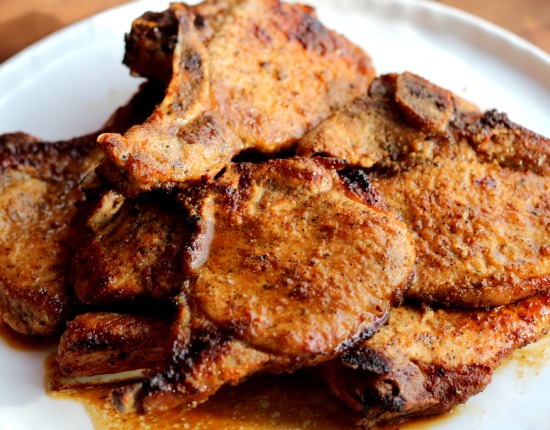 Gluten Free Lite: Broiled Adobo Pork Chops