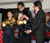 Big B launches Mary Kom's autobiography 'Unbreakable'