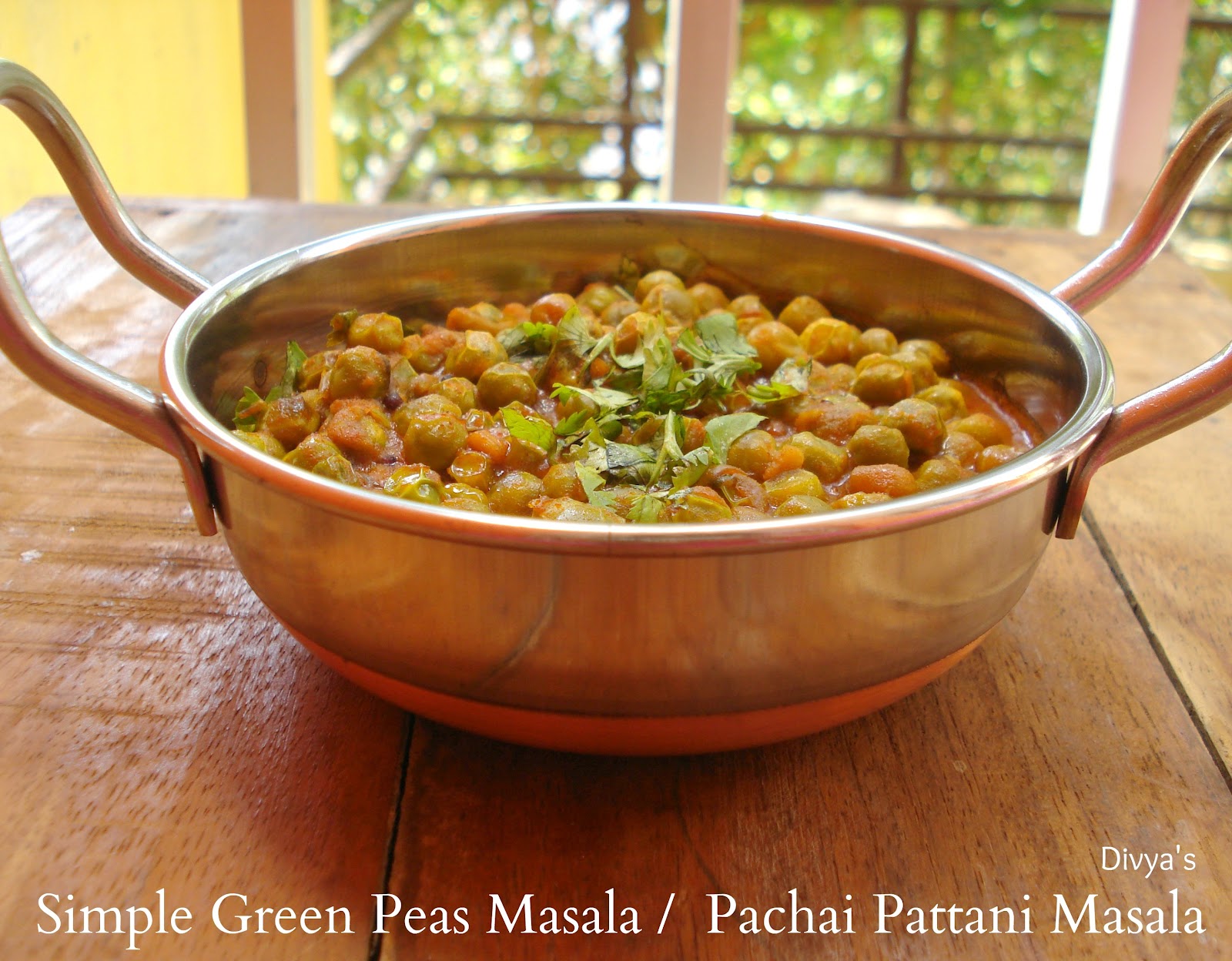 Simple Green Peas Masala / Pachai Pattani Masala / Matar Masala You