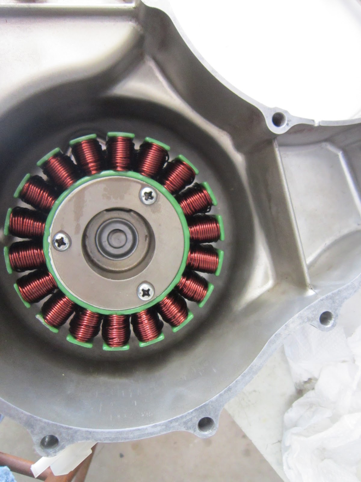 1986 Honda Goldwing Aspencade SE-i: Honda GL12000 SE-i Stator