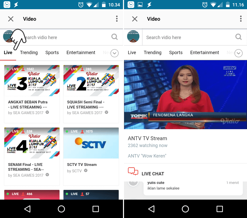 Cara Nonton TV Online Langsung di BBM Android UPDATED