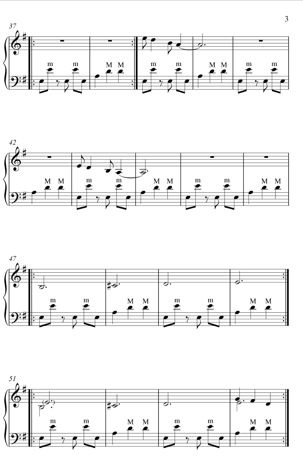 Sheet Music from playandteach: Golden Brown