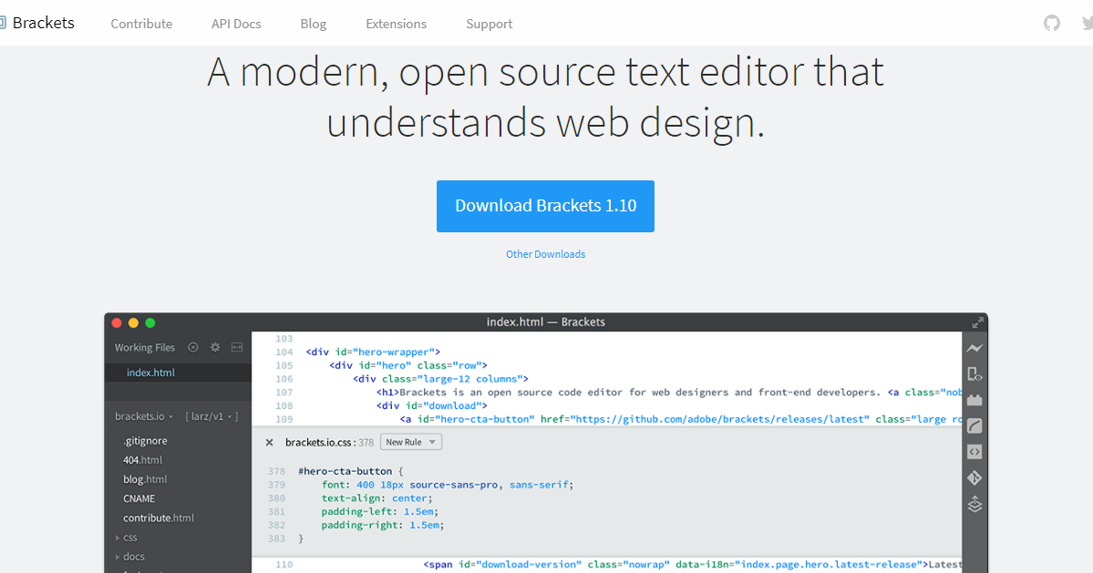 IDE para python brackets