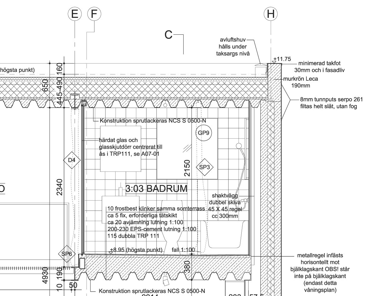 __Representation 2, 2011: Ritning: Townhouse i Landskrona