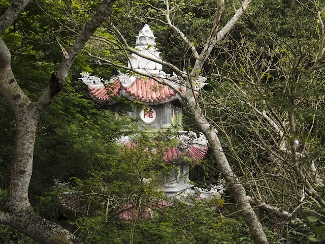 Pagoda in Vietnam's Marble Mountains