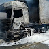 CARRETA PEGA FOGO NA RODOVIA QUE DÁ ACESSO A PETROLINA
