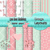 Kit digital Papel Love Love Girafinhas