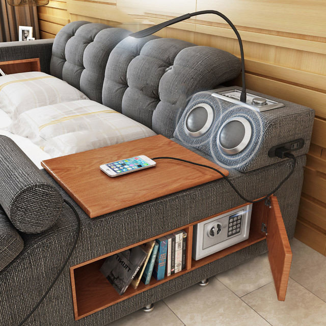 Trendoffice A bed uniting the functions of several rooms