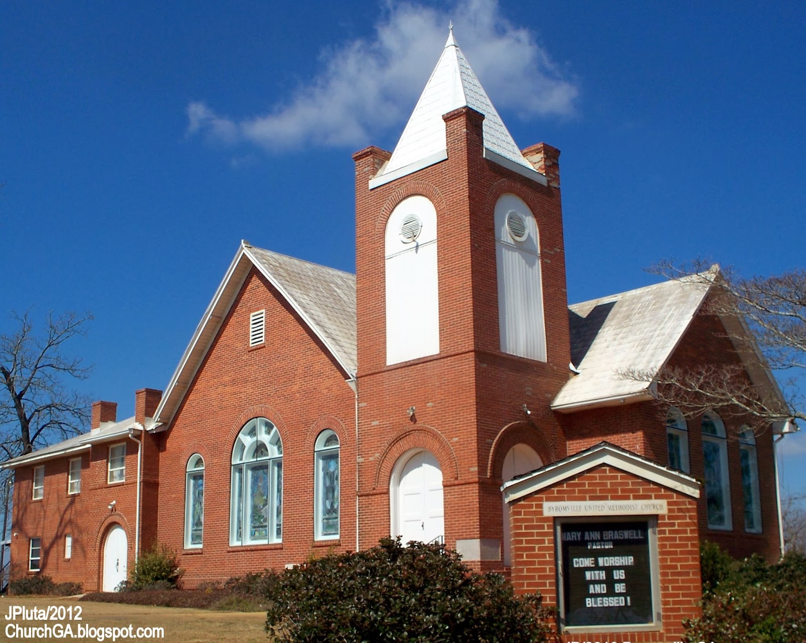 GA. FL. AL. CHURCH First Baptist Catholic Methodist Presbyterian