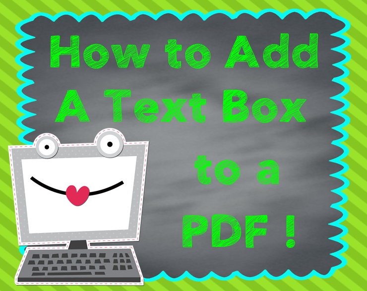 Terri s teaching treasures adding text to a pdf