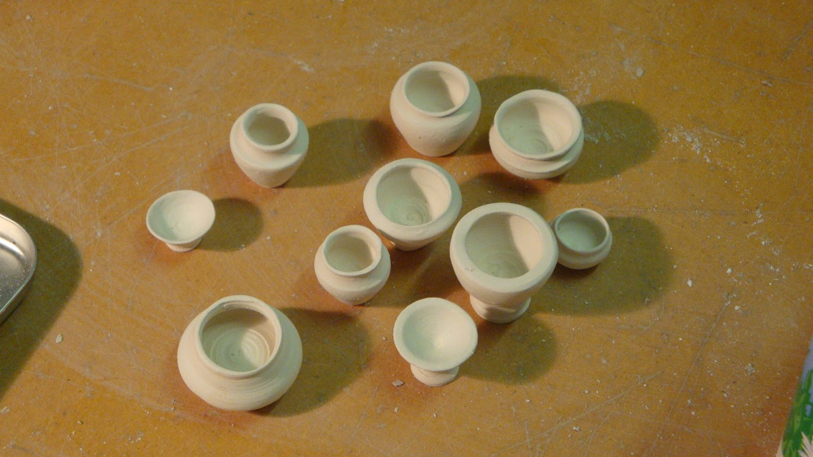 Idske's Miniatures Bisque firing and slip casting