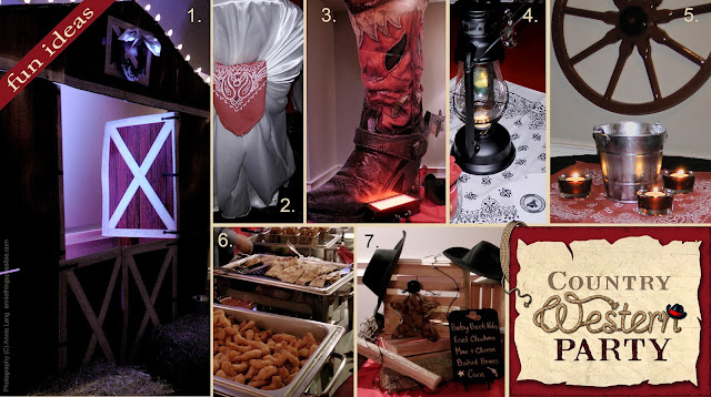 Try these fun ideas to make your Country Western Themed Party a hit!