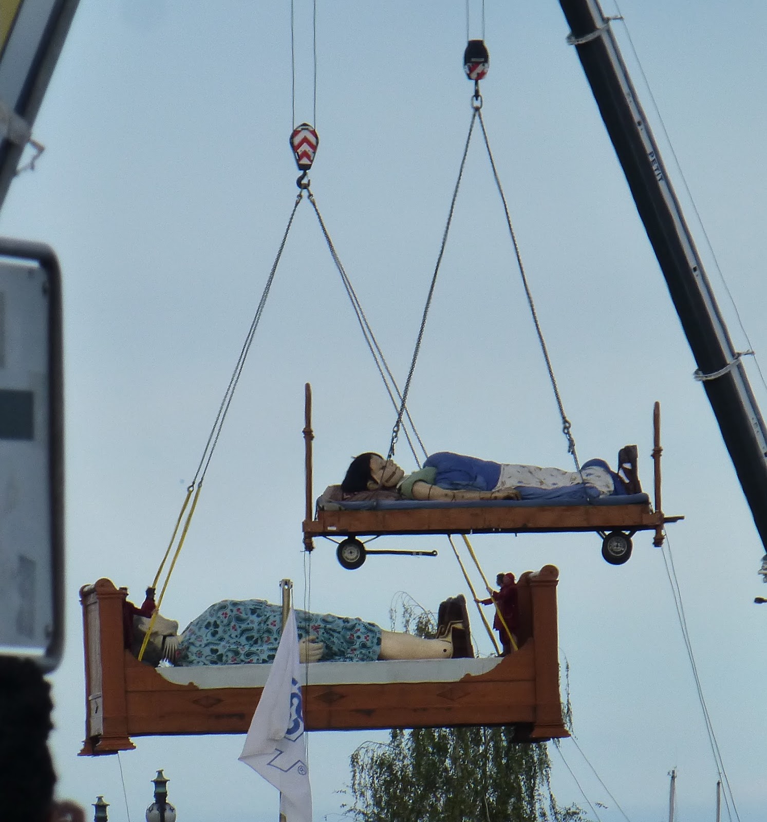Scottish Girl in Zurich Geneva Giant Parade