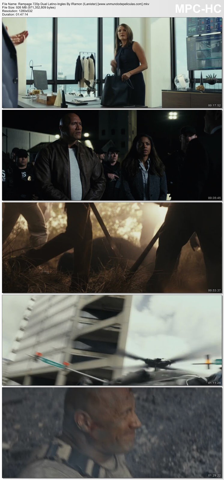 Capturas de la película.