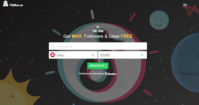tikmax.us || Generator menambah penggemar dan Like di tiktok 2019