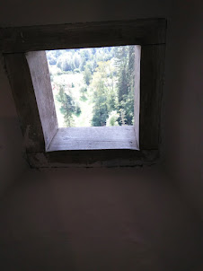 A view from the Watchpost of Predjama Castle in Slovenia