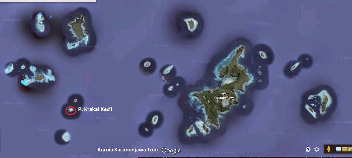 lokasi pulau krakal kecil karimun jawa