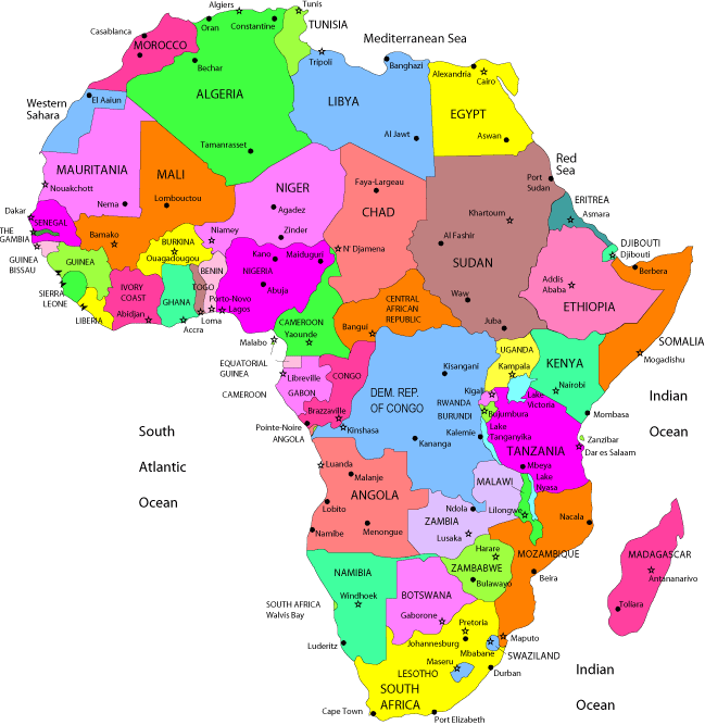 Map Of Africa 21
