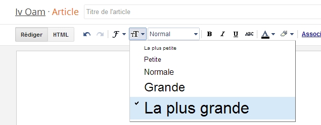 taille plus grande