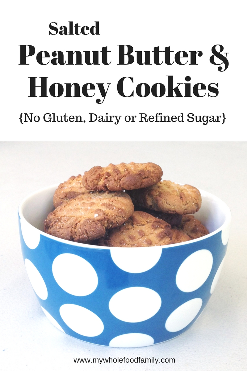 My Wholefood Family Essentials Salted Peanut Butter Honey Cookies (SRC)