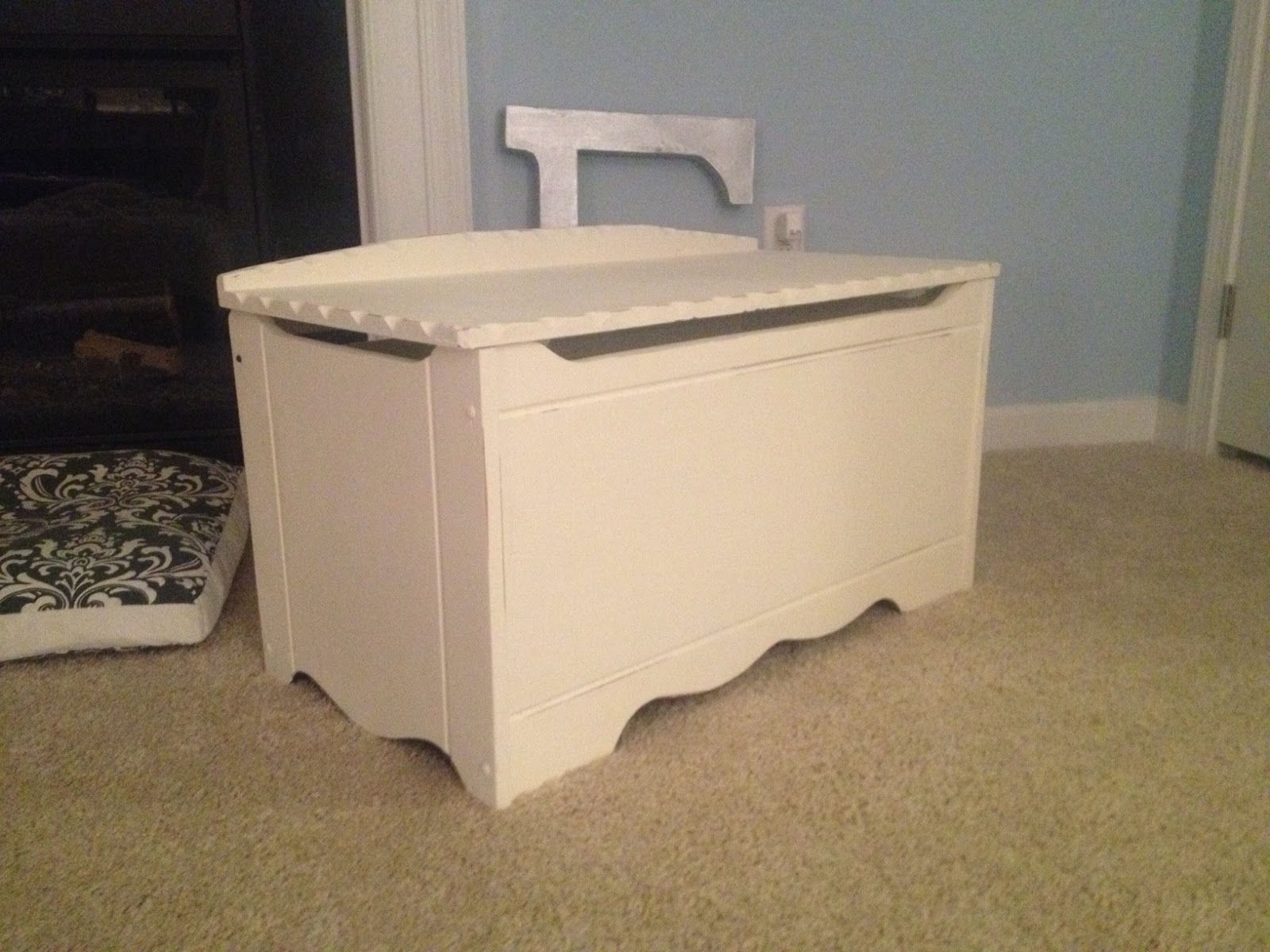 distressed toy box