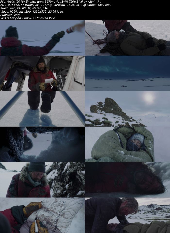 Arctic (2018) English 720p BluRay x264 950MB ESubs