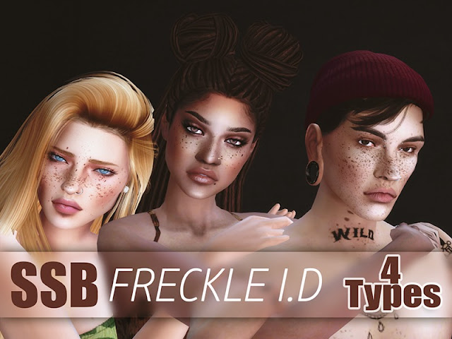 the sims 4 soft freckles cc