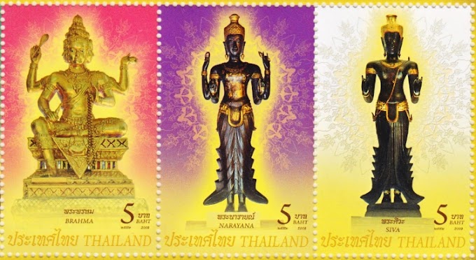 Thailand has reportedly launched postage stamps of Hindu gods
