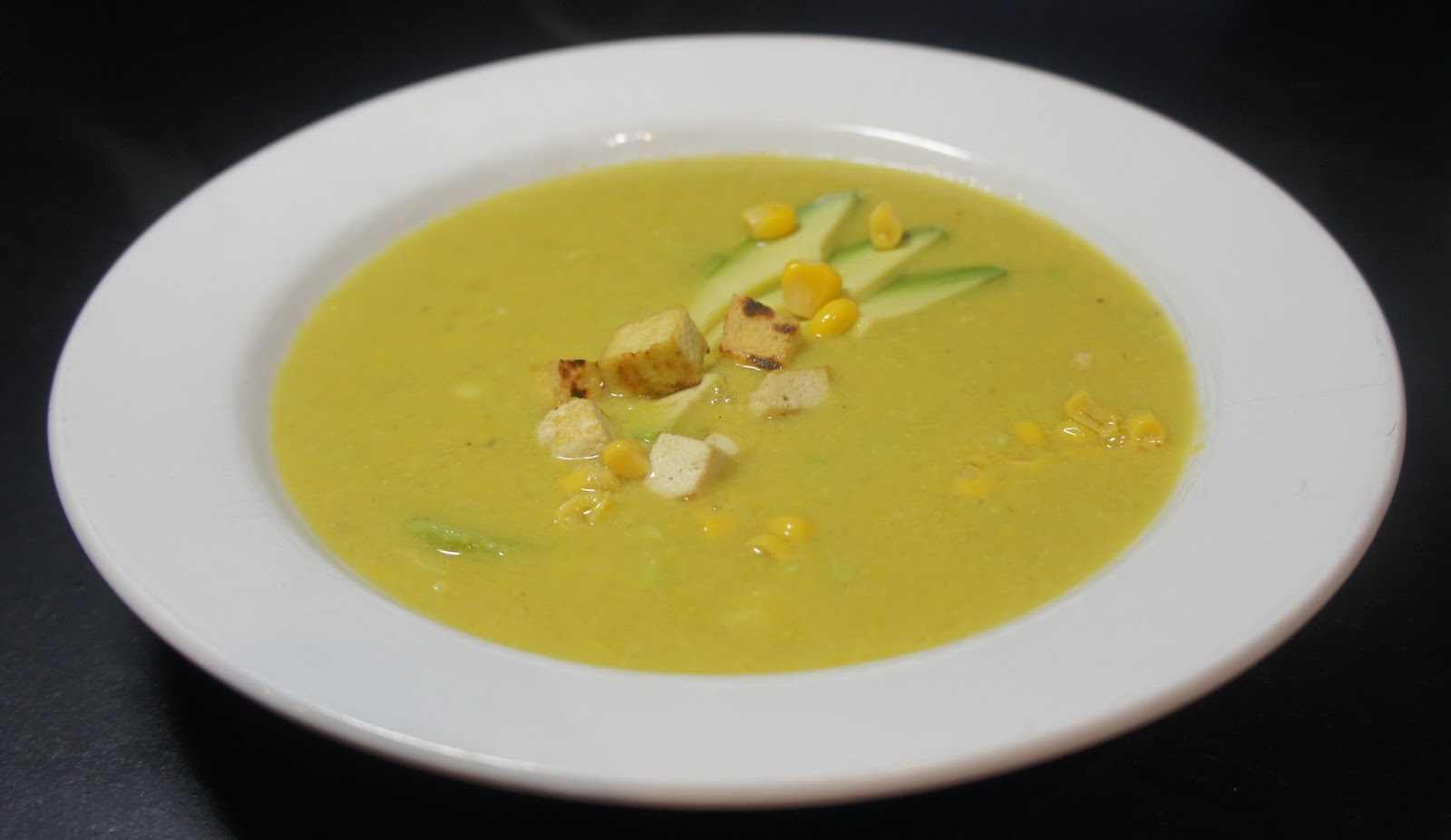 Kochglueck: Mais-Avocado-Suppe Kochglueck: Mais-Avocado-Suppe