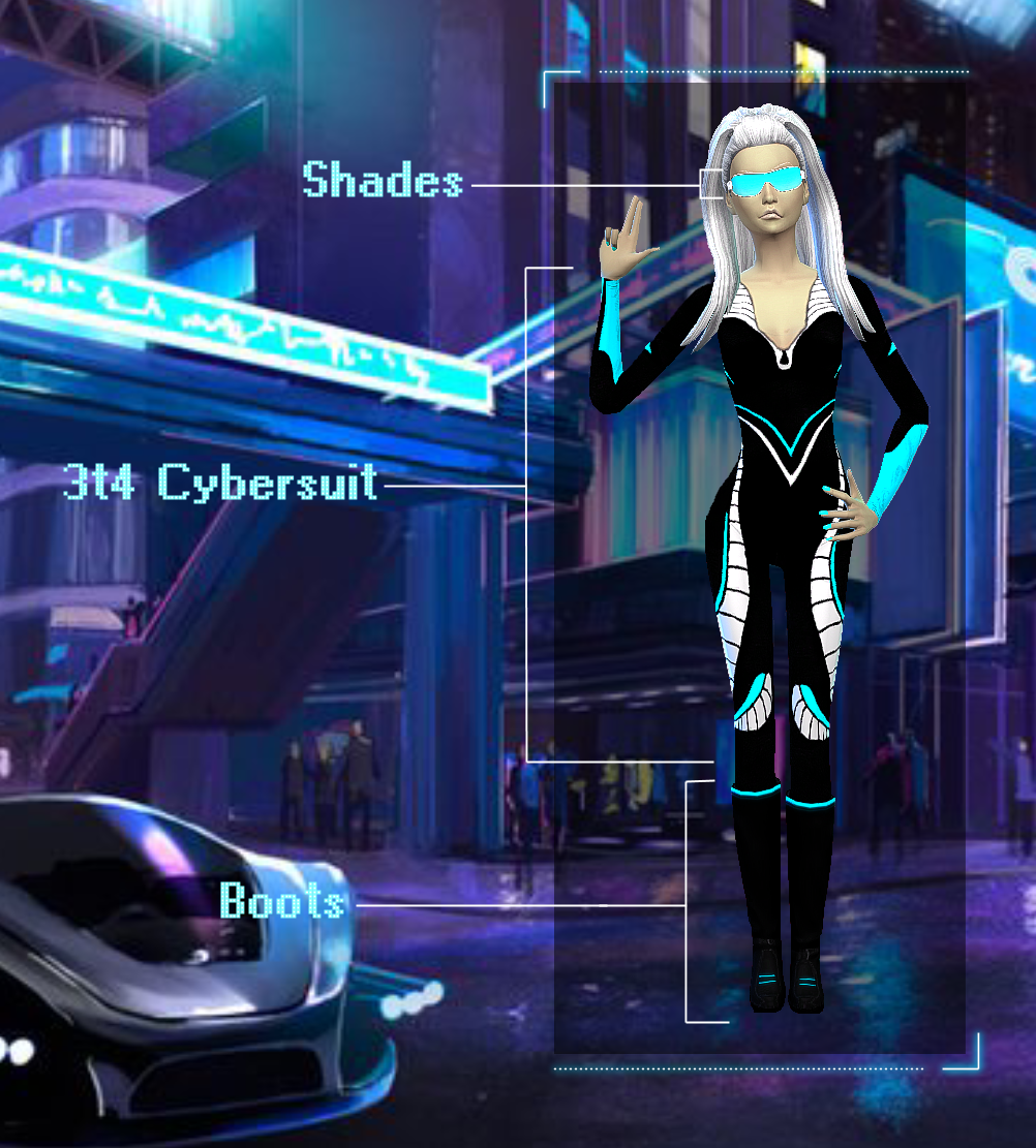 Sims 4 cyberpunk clothes фото 22