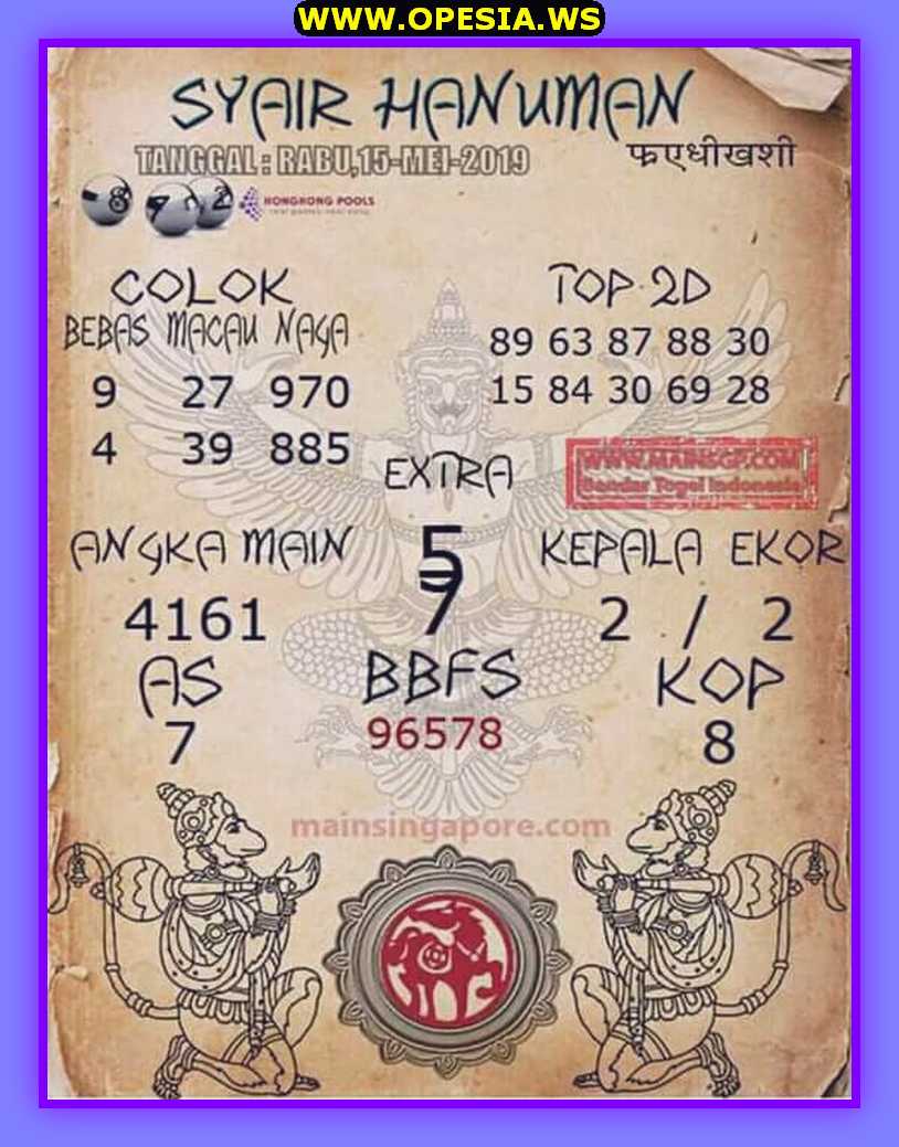 Kode syair hk forum atau syair hk rabu 15 Mei 2019