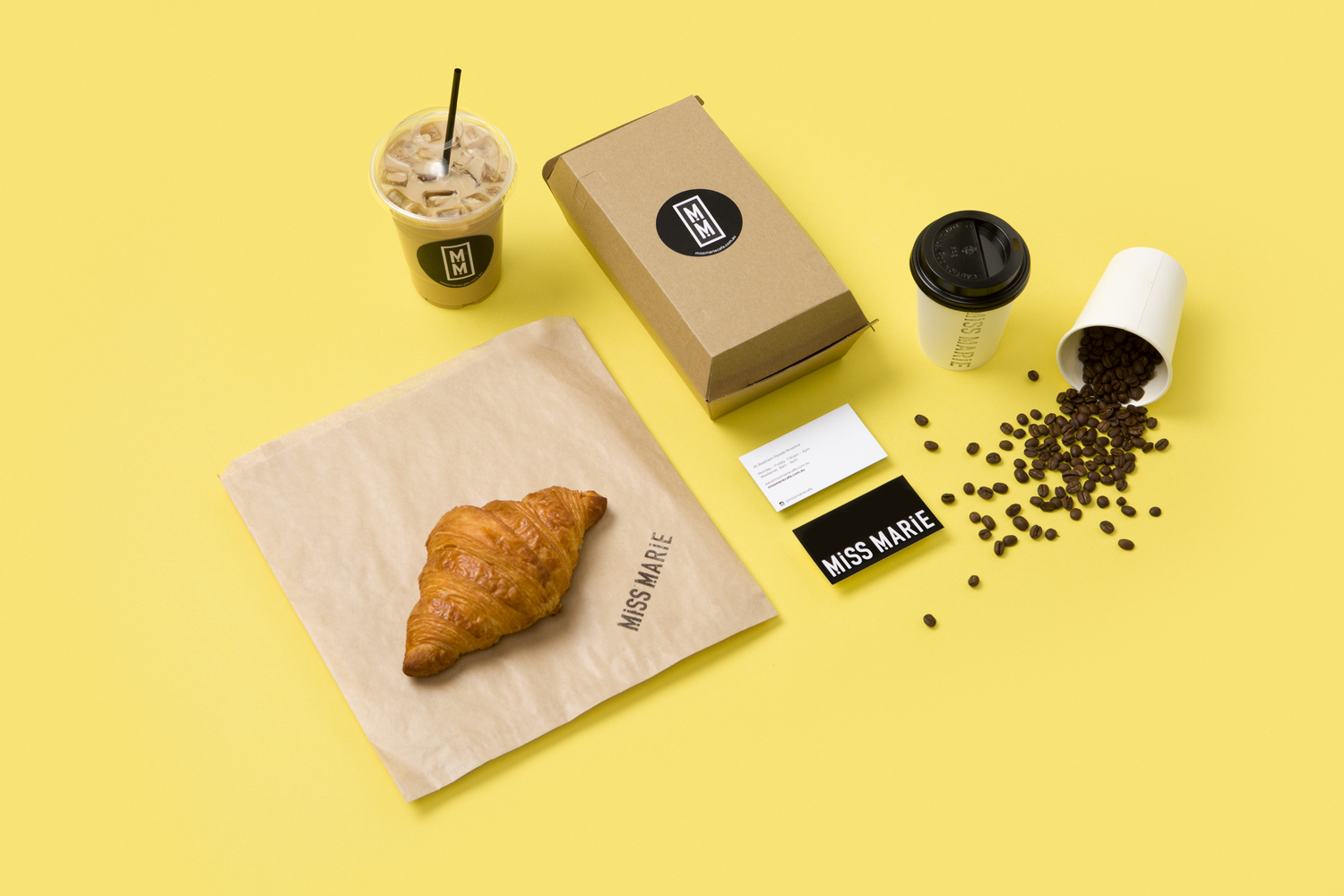 Miss Marie Cafe Build Identity Past Times Lbd Studio