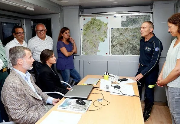 King Felipe VI and Queen Letizia visited Sant Llorenc des Cardassar on Balearic island of Majorca. A five-year-old child is missing