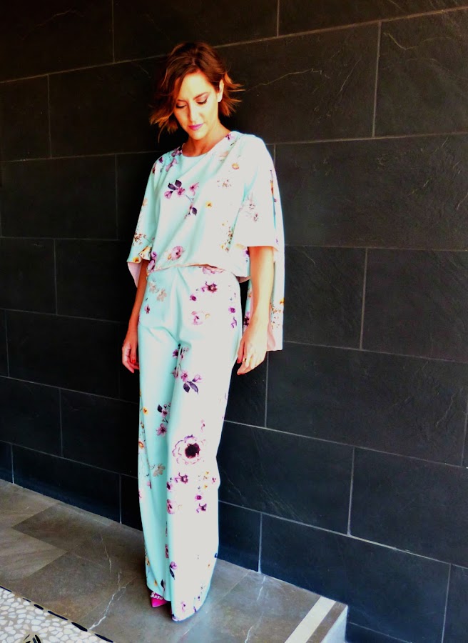 Fitness And Chicness-Japanese Flowers TopQueens Look-6