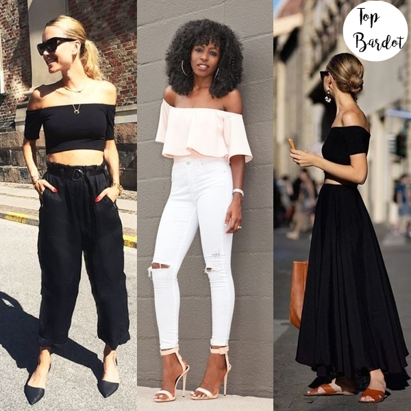 Resultado de imagem para top bardot verão 2017