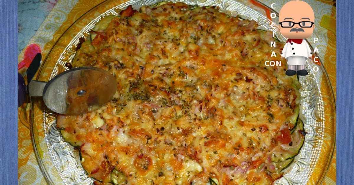Image of Cocina con Paco: Pizza de calabacín