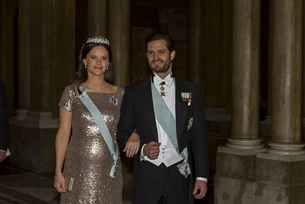 Crown Princess Victoria and her husband Prince Daniel, Prince Carl Philip and his wife Princess Sofia