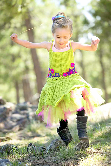 fairy princess dress Crochet pattern