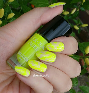 Colour Alike Yellow Glow and Vivid Lacquer VL010