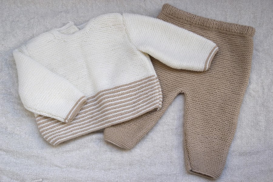 tornillo bienestar Perseguir DIY Conjunto bebé: Cómo hacer jersey de lana PARTE 1 (patrones gratis) |  Manualidades