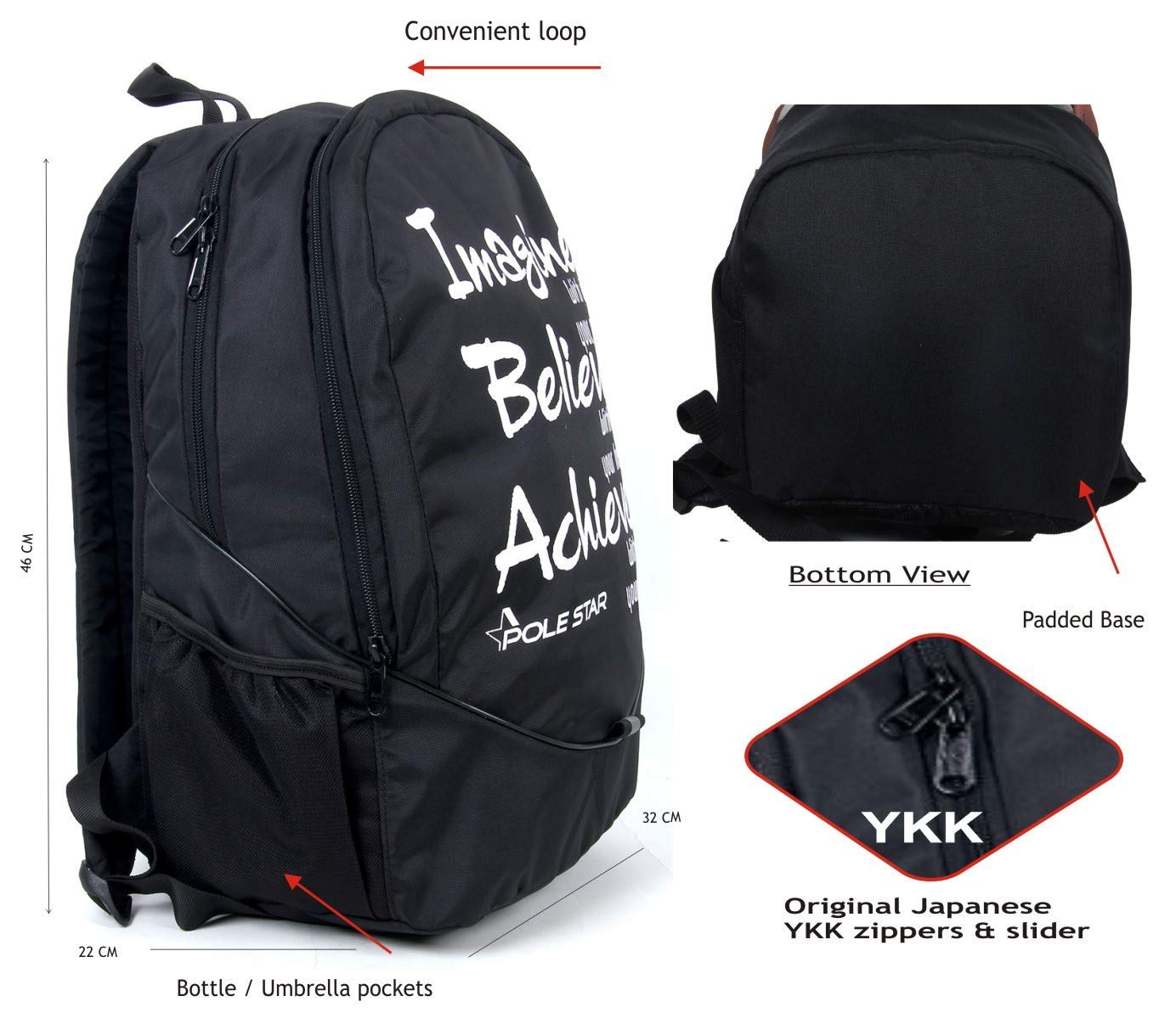 pole star school bags