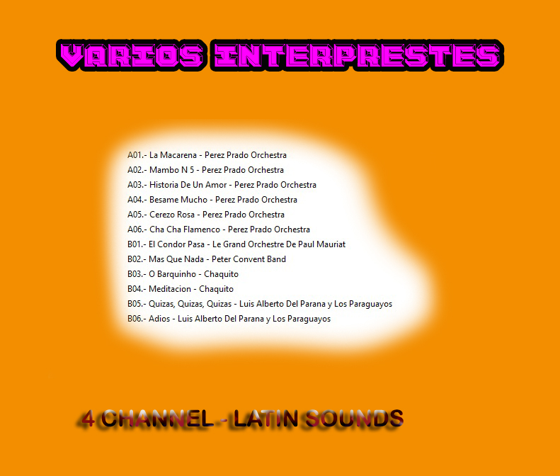 Compilados Oldies 4 CHANNEL LATIN SOUNDS