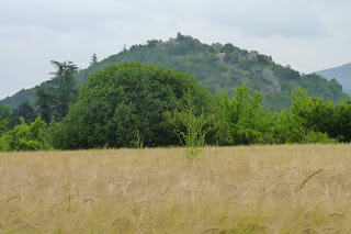 Paisaje de camino al río Ardèche. Paisaje de camino al río Ardèche.