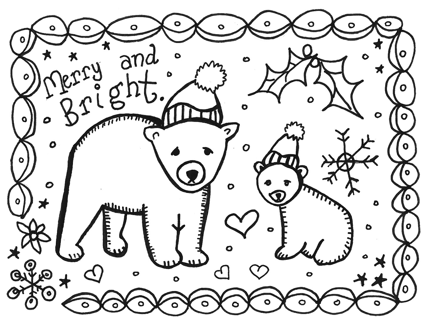 Art Is Basic Art Teacher Blog Free Printable Holiday Card To Color