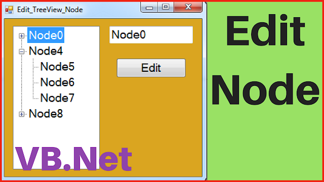 Edit TreeView Node Using VB.Net