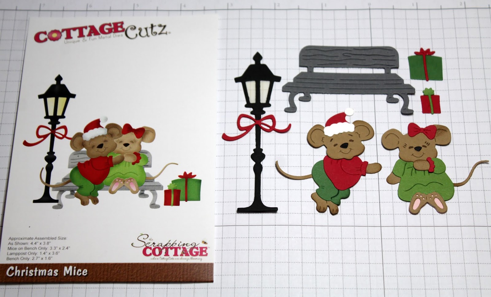 Cottage Cutz Christmas Mice  ̹ ˻