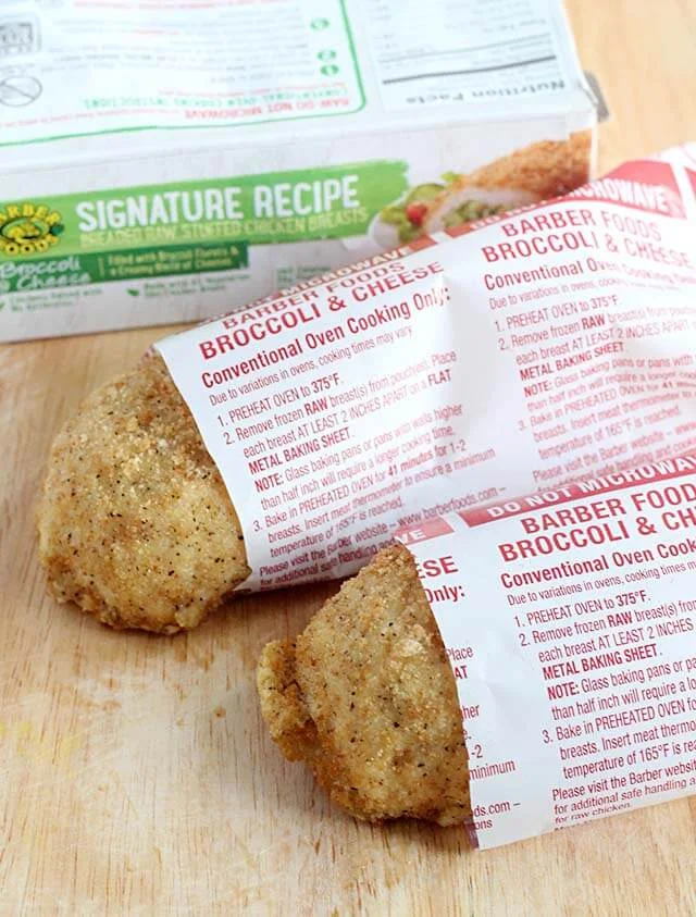 Barber Foods Signature Recipe Broccoli Cheese Stuffed Chicken Breasts