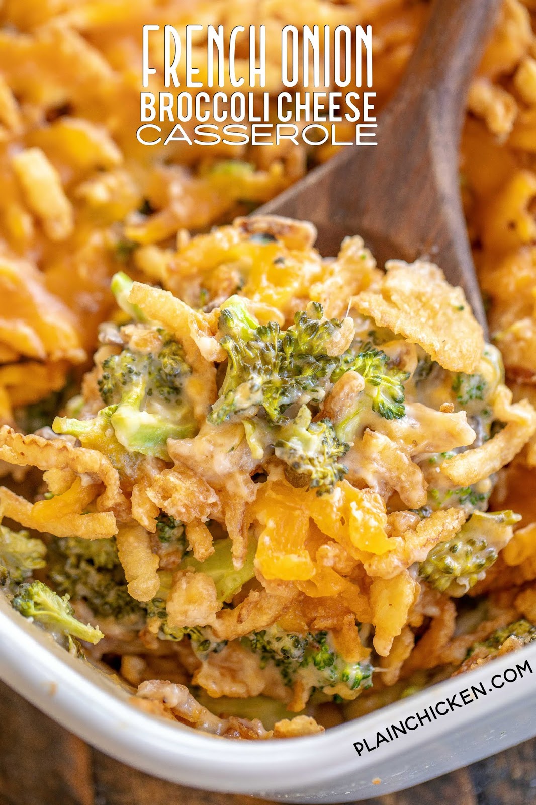 French Onion Broccoli Cheese Casserole Plain Chicken®