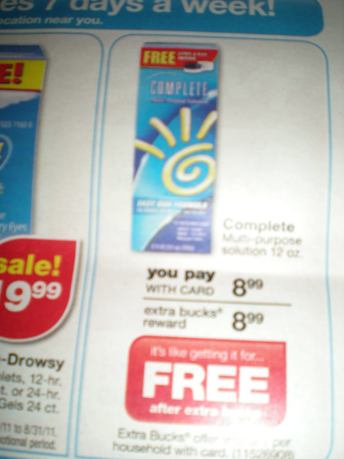 Saving Money for a Wedding CVS FREE CONTACT SOLUTION