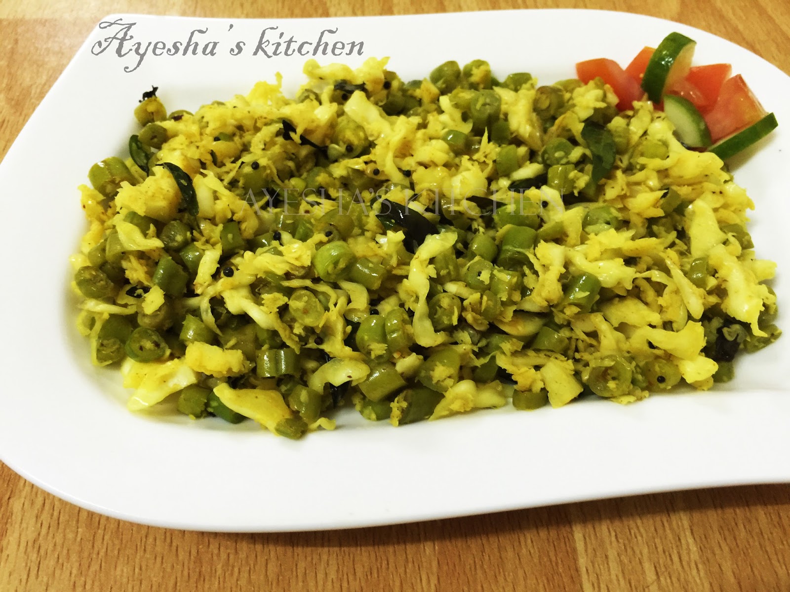 CABBAGE BEANS THORAN KERALA RECIPES